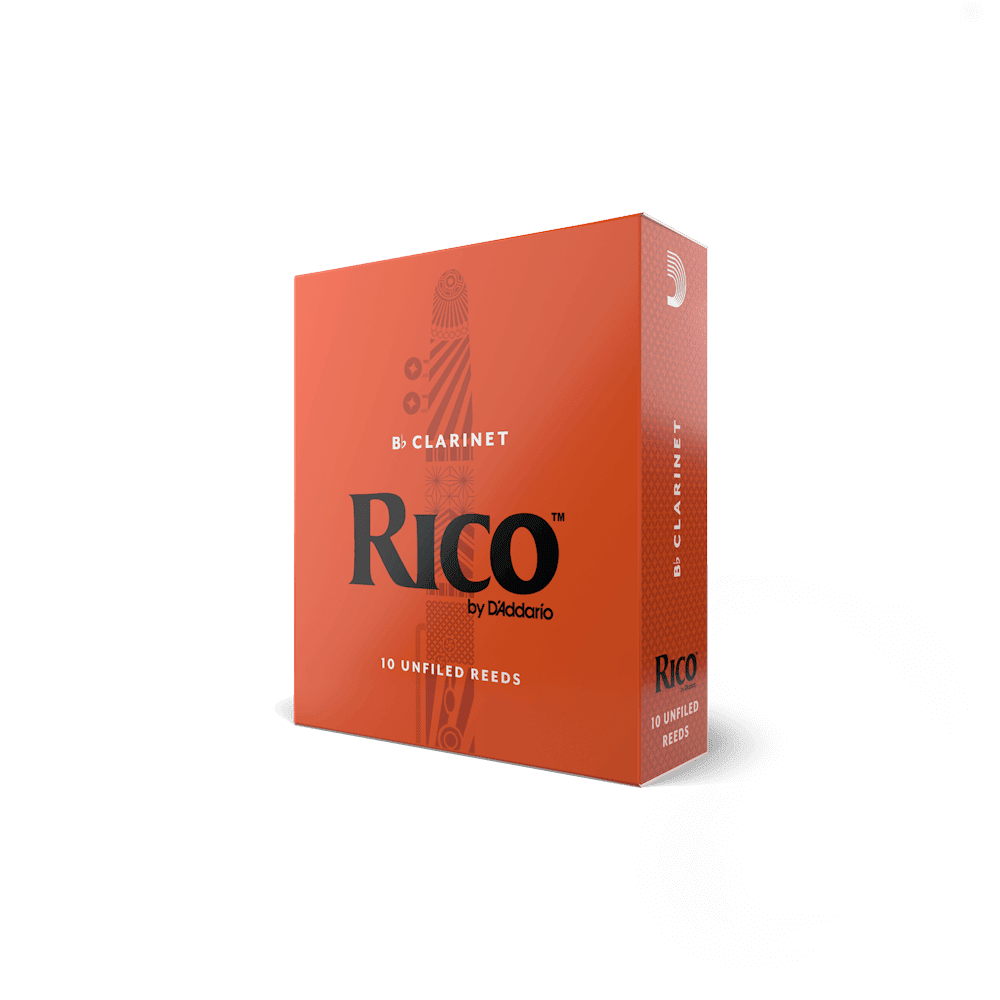 Rico by D’Addario Bb Clarinet Reeds – 10-pack