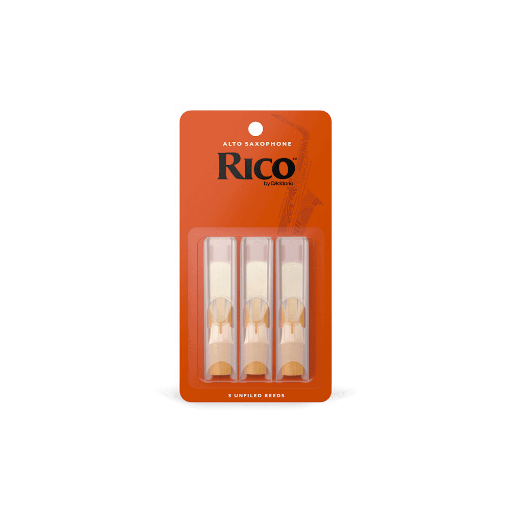 Rico by D’Addario Alto Saxophone Reeds – 3-pack
