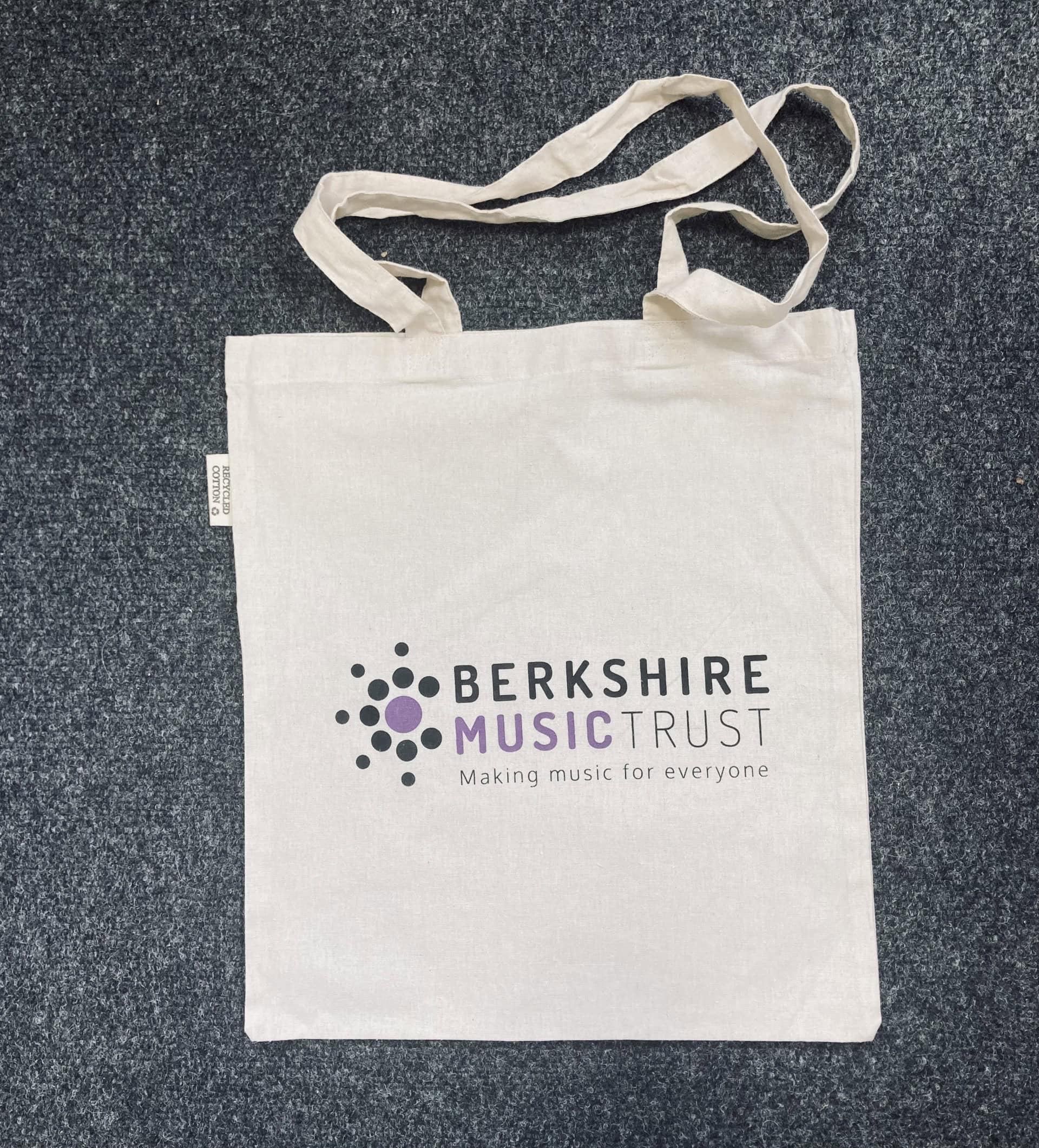 Berkshire music trust branded tote bag